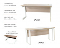 Model: LPMA26 / LPMA27 TABLE ONLY