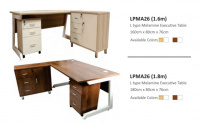 Model: LPMA26 table with mobile drawer and side cabinet