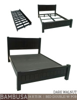 Model: BAMBUSA with or without PULLOUT BED (48", 54" & 60")