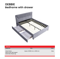 Model: DEBBIE with DRAWER (60")
