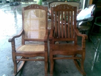 Model: Wooden Rocking Chair