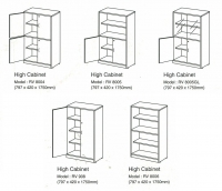 Model: Revol high cabinet