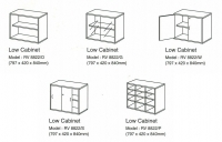 Model: Revol low cabinet