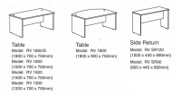 Model: Revol office table
