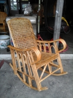 Model: Rocking chair rattan small